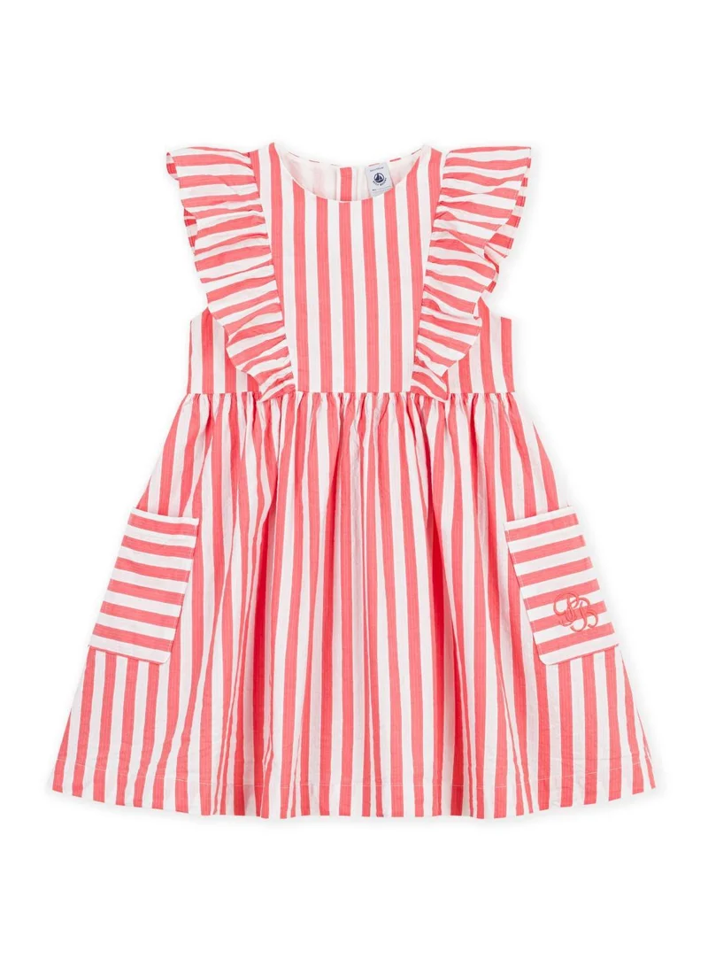 بيتي باتو Children's sleeveless stripy cotton dress